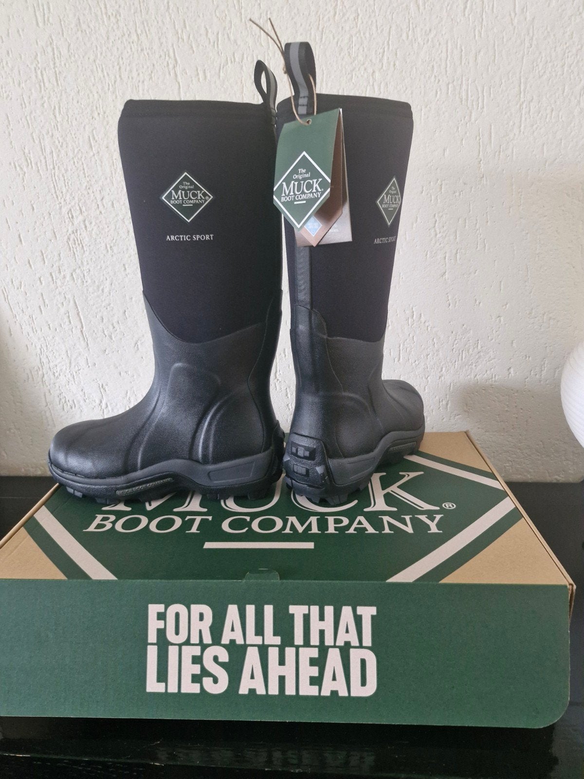 Muckboots 39 Nieuw, Hoge laarzen, Zwart, Nieuw, Ophalen of Verzenden
