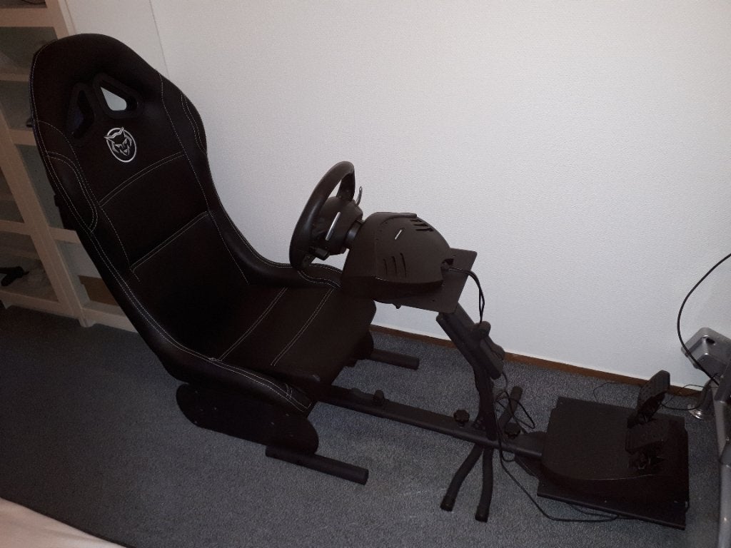 QWARE RS-500BL Gamestoel zwart, als nieuw, Ophalen, Zo goed als nieuw, Racestoel