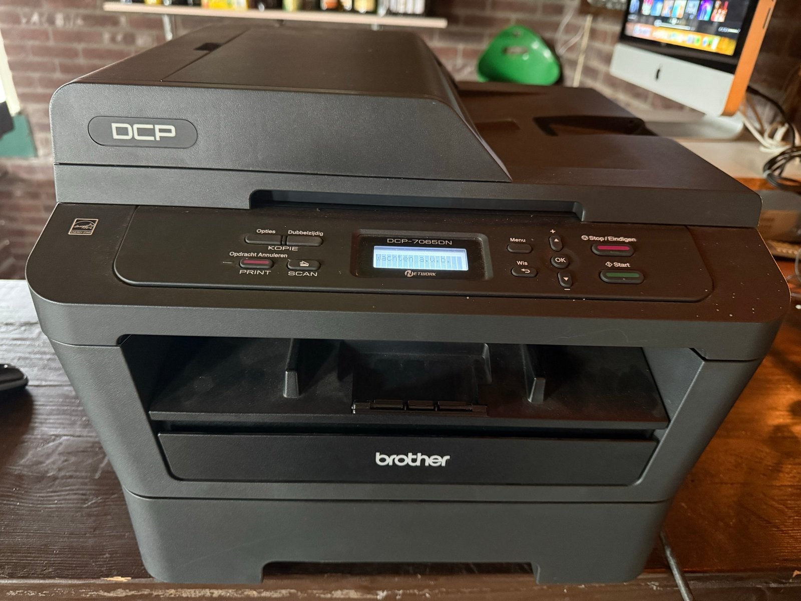 Brother DCP-7065DN Laserprinter Zwart/Wit met nieuwe toner, Computers en Software, Printers, Gebruikt, Kopieren, All-in-one, Ophalen of Verzenden