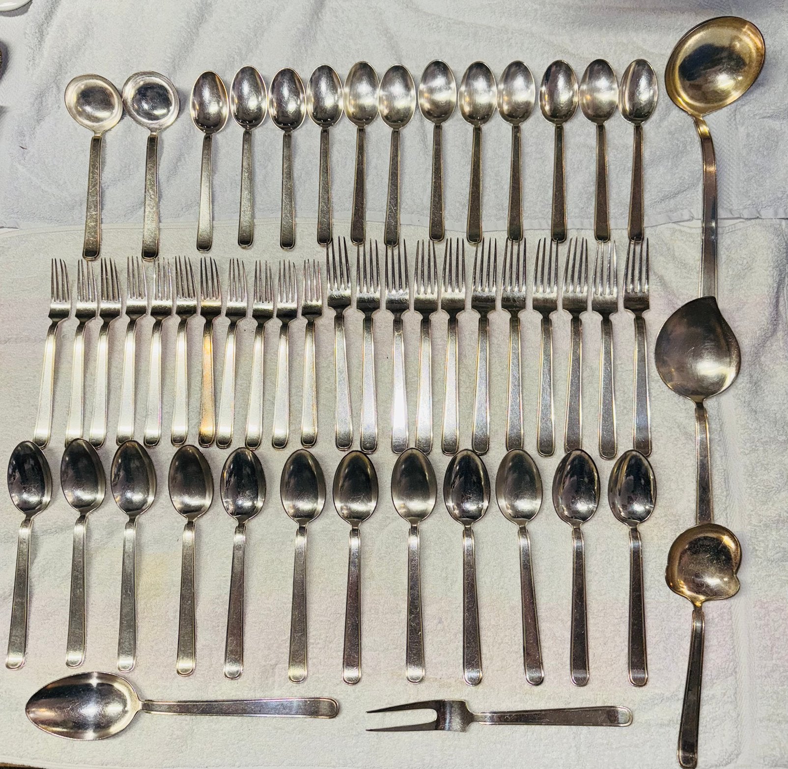 Verzilverd Keltum Koninklijke Van Kempen & Begeer bestek set, Ophalen of Verzenden