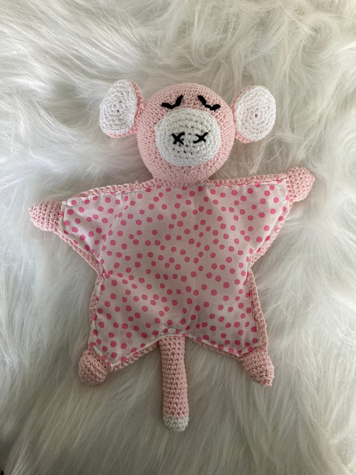 Roze knuffek doek nieuw handgemaakt, Ophalen of Verzenden, Nieuw, Kraamcadeau