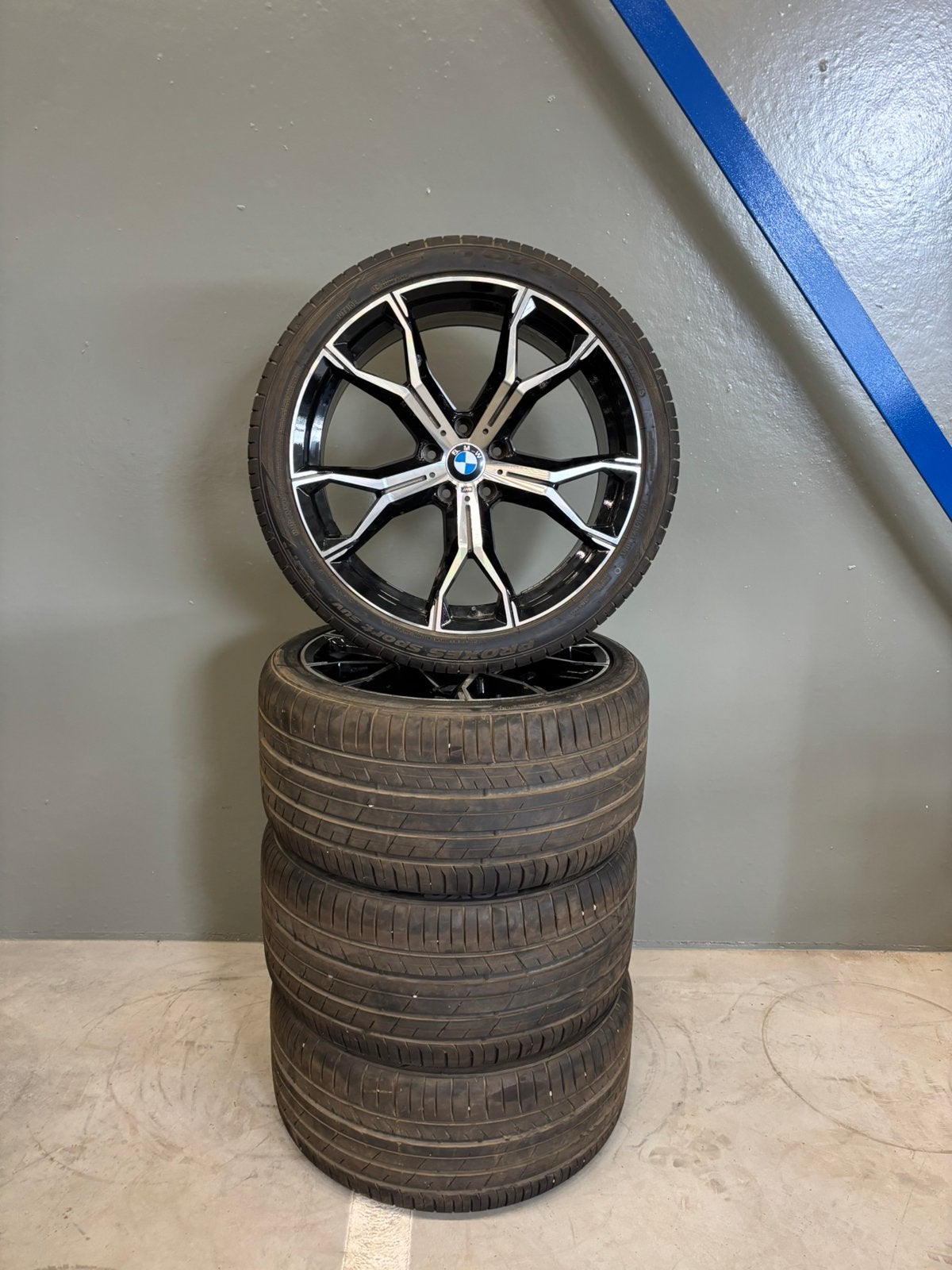 21 inch BMW X5 velgen met zomerbanden!, Auto-onderdelen, Banden en Velgen, Ophalen, 285 mm, Banden en Velgen, 21 inch