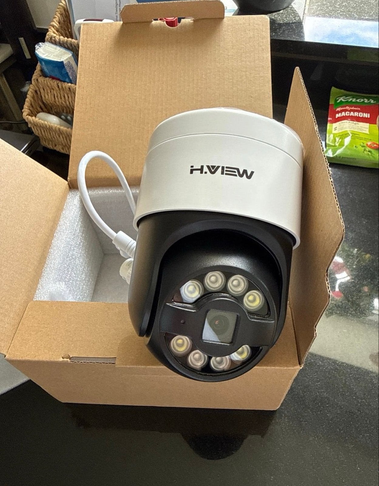 Nieuwe 5MP PoE IP Camera - H.VIEW - Compatibel met NVR, Ophalen of Verzenden, Nieuw, Buitencamera