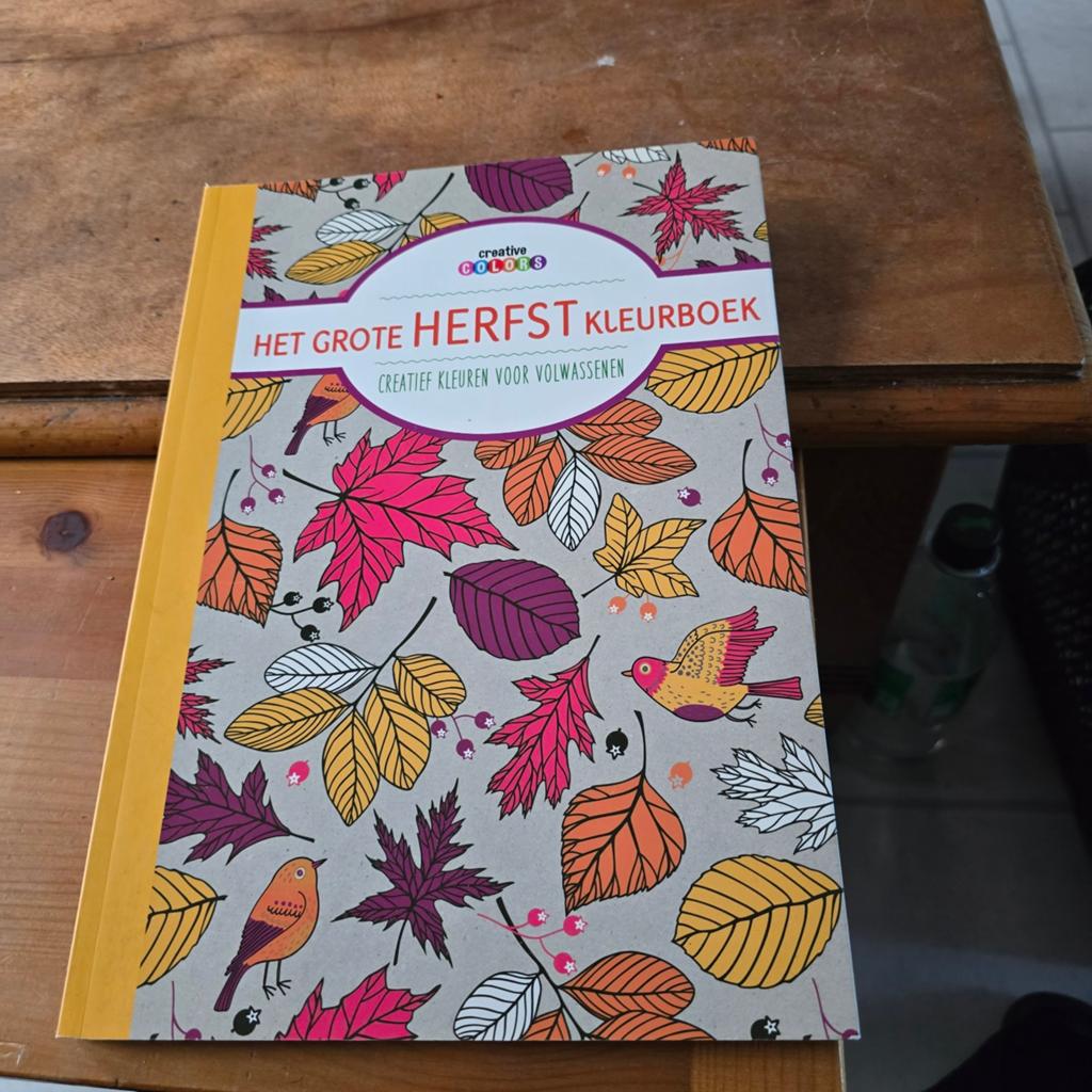 Het Grote Herfst Kleurboek voor volwassenen, Ophalen of Verzenden, Zo goed als nieuw, Tekenen en Schilderen, Onbekend