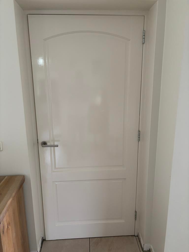 Stompe paneeldeuren - 2x 93x210 cm, 1x 83x210 cm, Ophalen, Gebruikt, 80 tot 100 cm, Binnendeur
