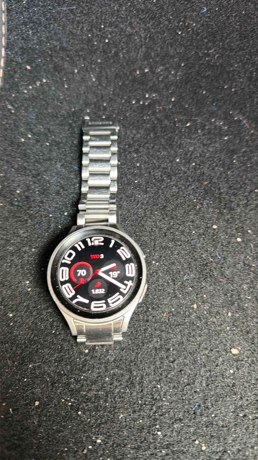 Samsung Galaxy watch 5 Pro + originele Samsung metalen band., Ophalen of Verzenden, Zwart, Android