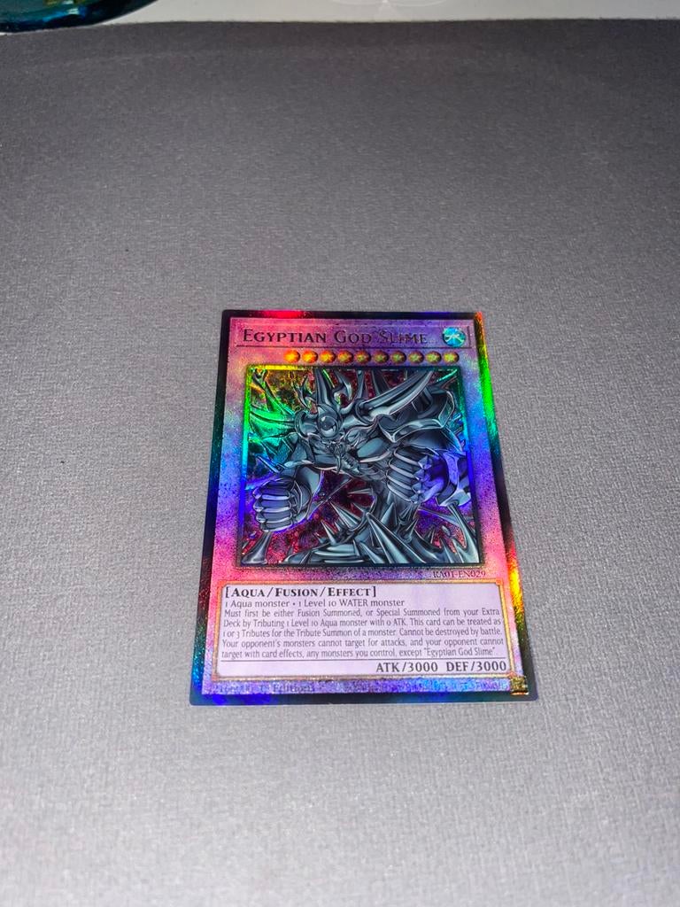 Yu-Gi-Oh! Egyptian God Slime - 25th anniversary rarity, Ophalen of Verzenden, Nieuw, Losse kaart, Foil