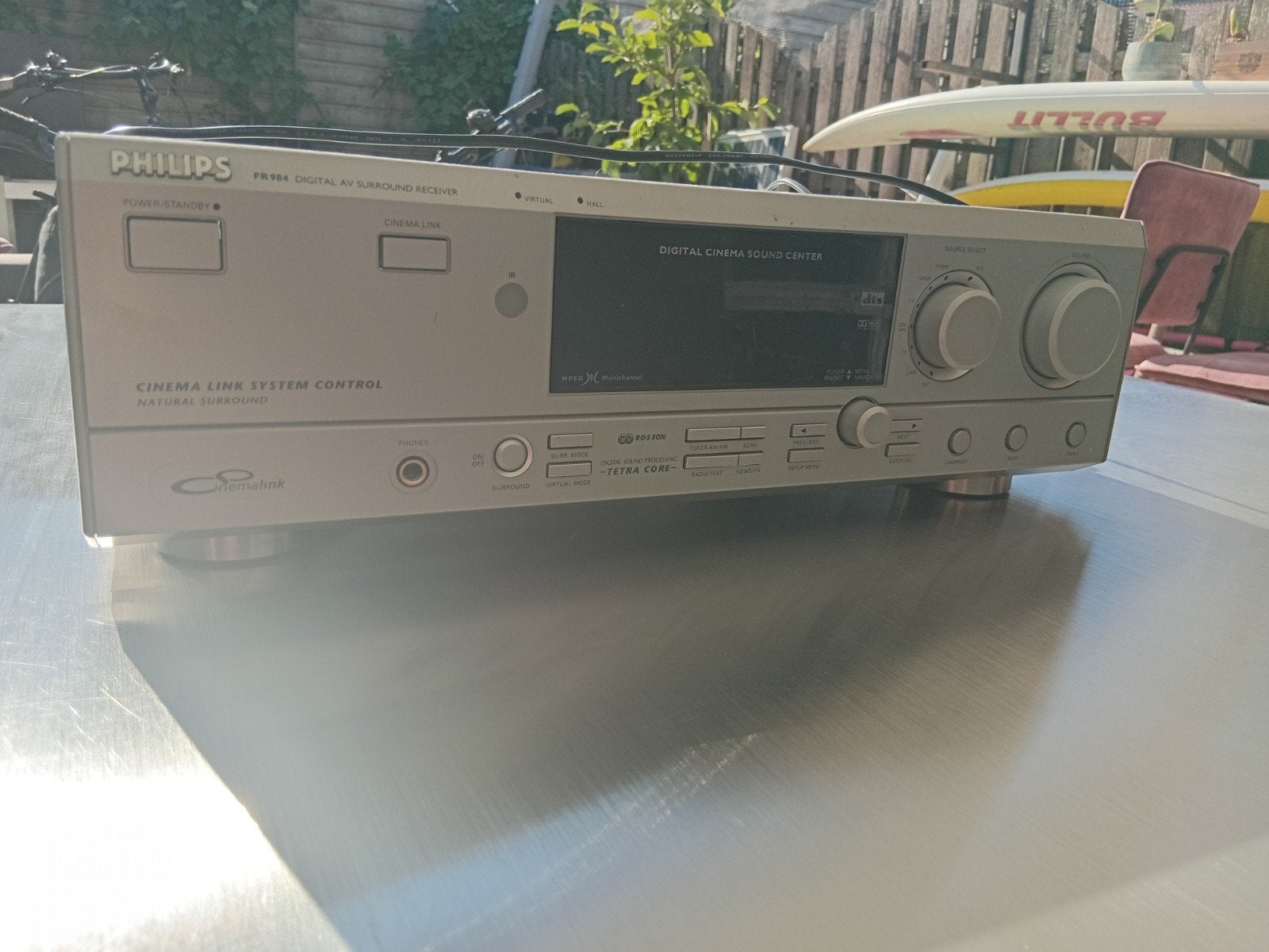 Philips FR 984 DIGITAL AV SURROUND RECEIVER (Zonder AB), Overige merken, Gebruikt, Ophalen of Verzenden, 60 tot 120 watt
