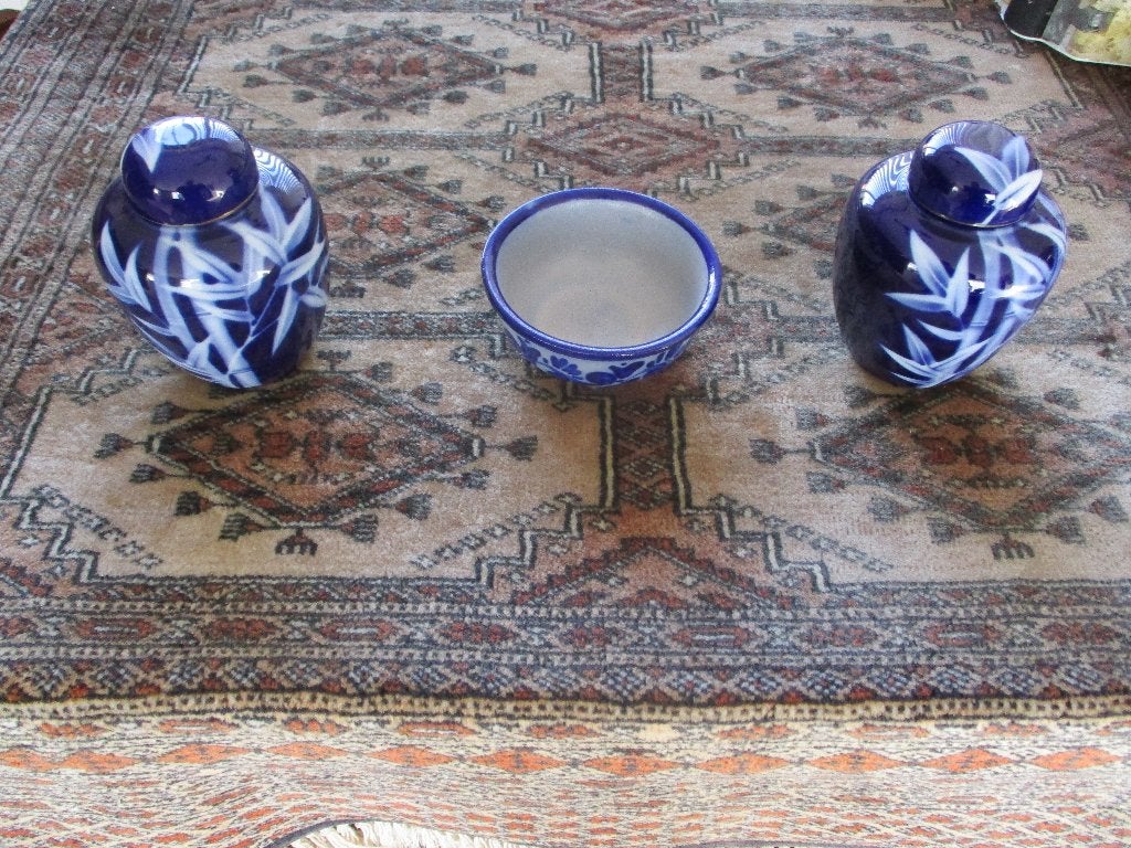 3 aardewerk cobalt blauw antiek puntgaaf, Ophalen of Verzenden