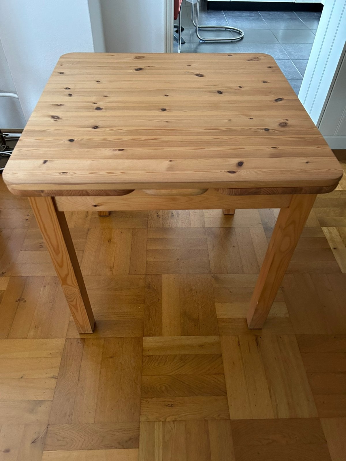 inklapbare tafel grenen, Ophalen, Overige materialen, Vierkant, Zo goed als nieuw