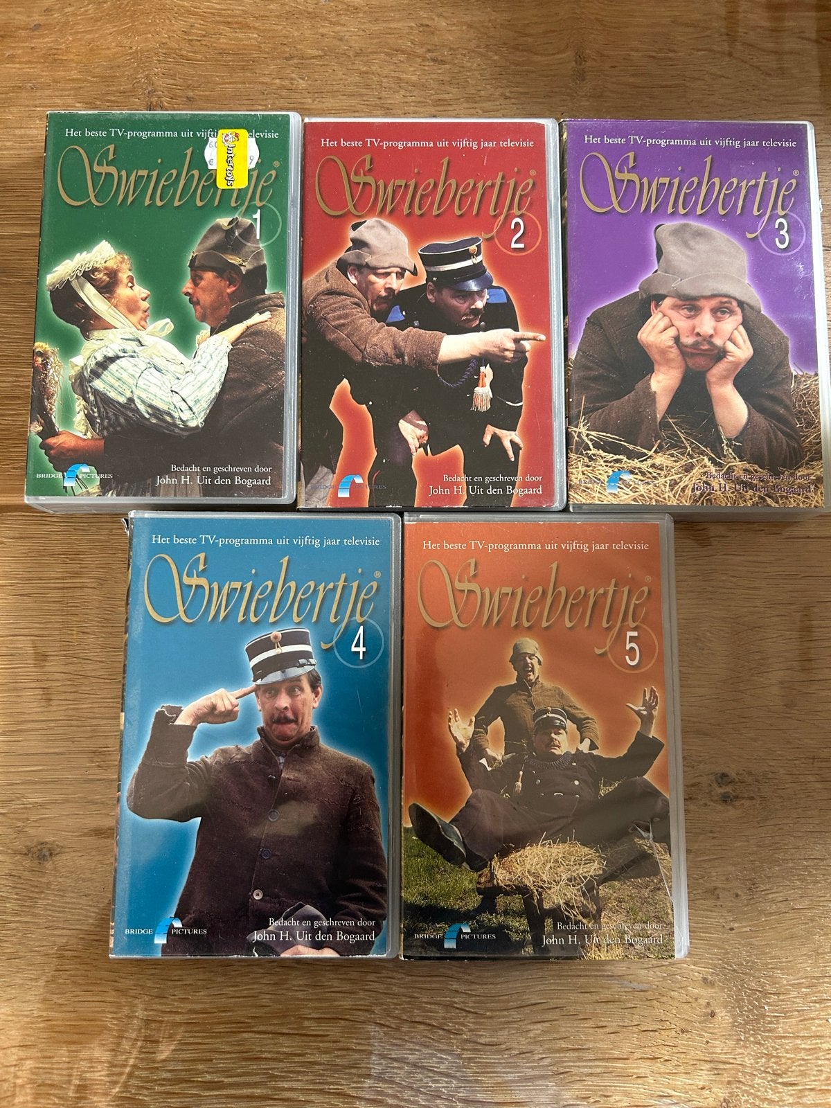 Swiebertje VHS Collectie - Deel 1 t/m 5, Gebruikt, Seizoen 1, Alle leeftijden, Ophalen of Verzenden