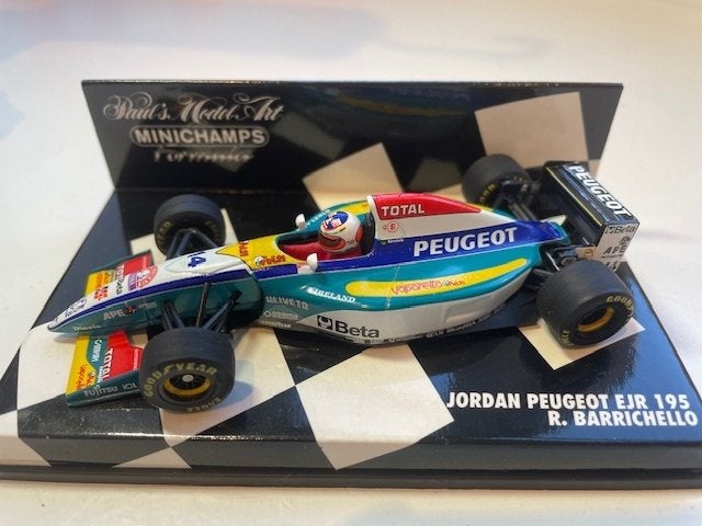 Jordan Peugeot EJR195 R. Barrichello 1995, Ophalen of Verzenden, Zo goed als nieuw, Formule 1