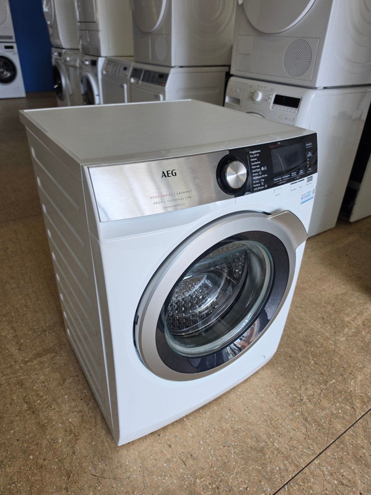 AEG 8000 Series wasmachine | 9 kilo | ZGAN! | Gratis thuis ✅, Witgoed en Apparatuur, AEG, Jirnsum, 8 tot 10 kg, Energieklasse A of zuiniger
