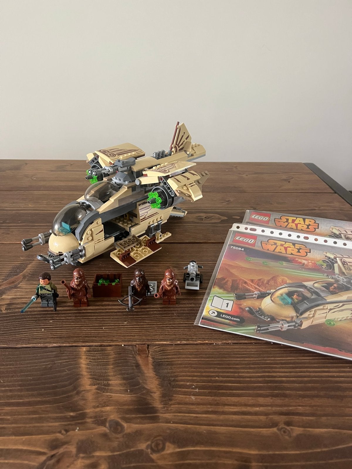 LEGO Star Wars Wookiee Gunship 75084 met Minifiguren, Star Wars, Lego, Ophalen of Verzenden, Zo goed als nieuw