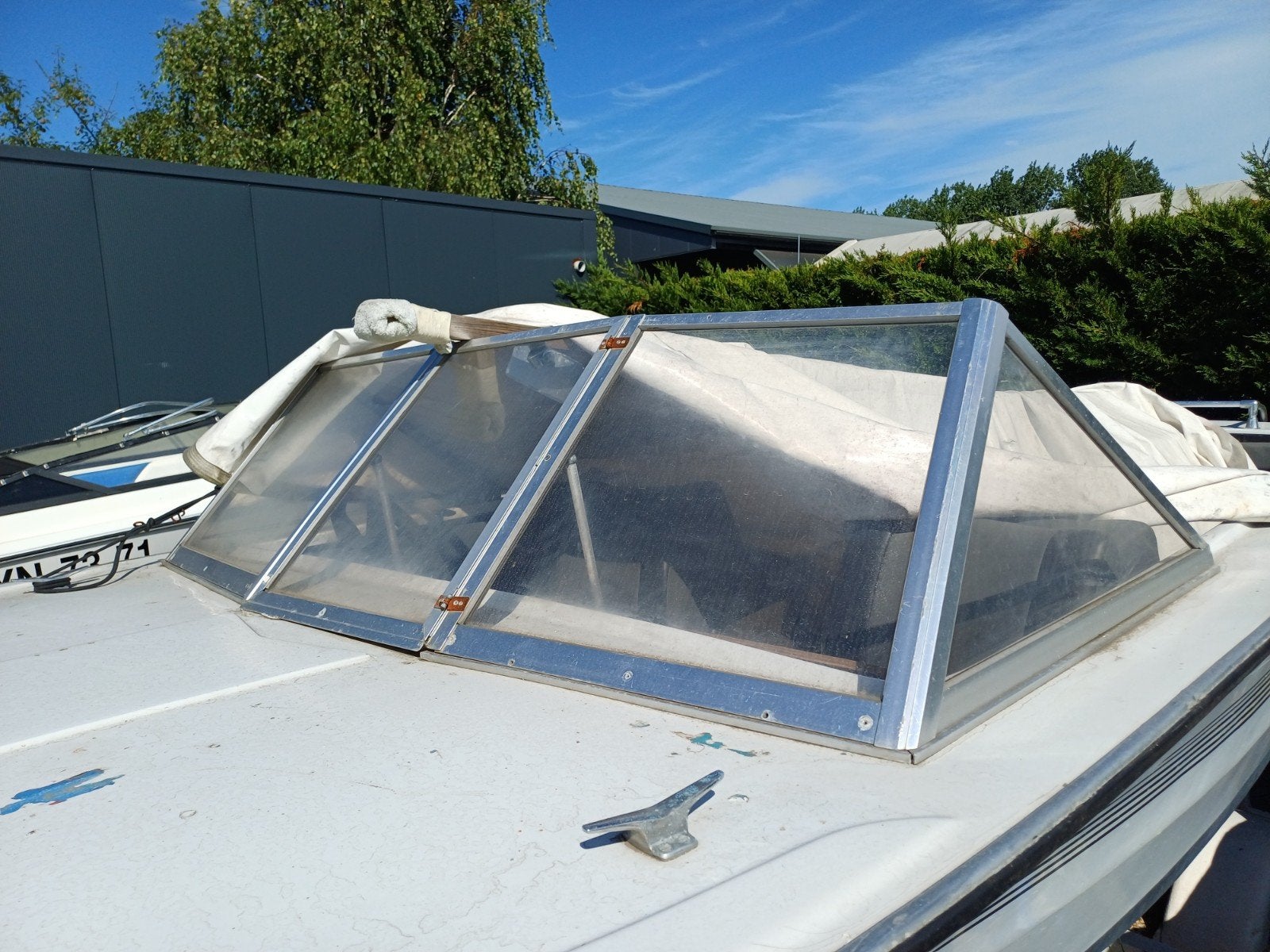Glastron aluminium raam compleet 180 cm breed, Ophalen, Gebruikt, Overige typen, Motorboot