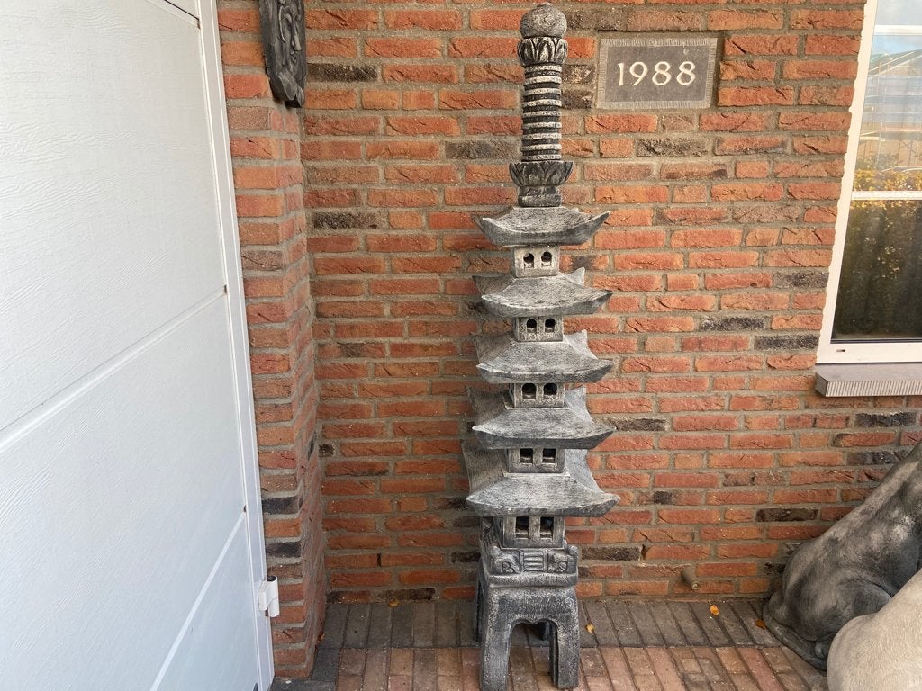 Pagode , Boeddha , Krijger, Tuin en Terras, Tuinbeelden, Ophalen, Nieuw, Beton, Boeddhabeeld
