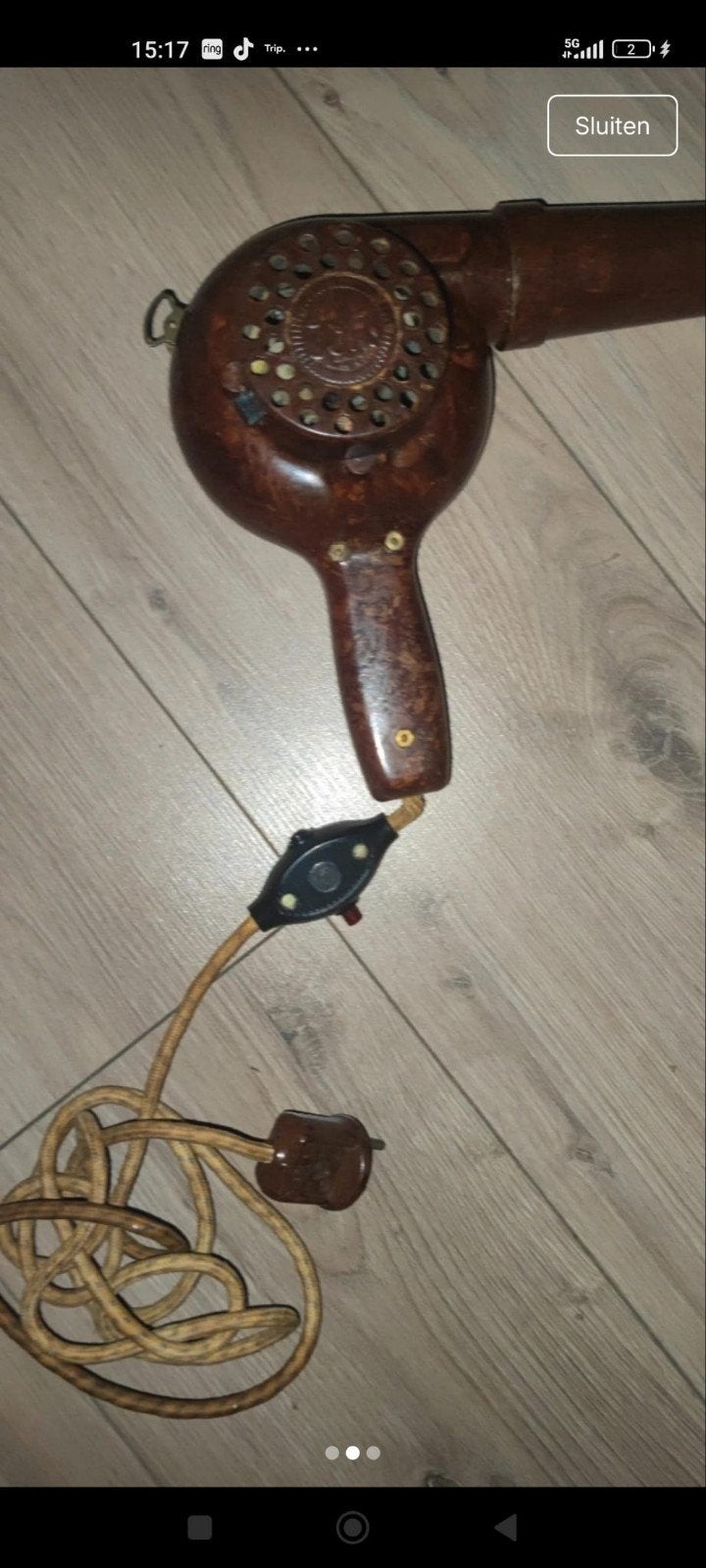 Vintage Föhn - Bakeliet - Jaren '50/'60, Ophalen