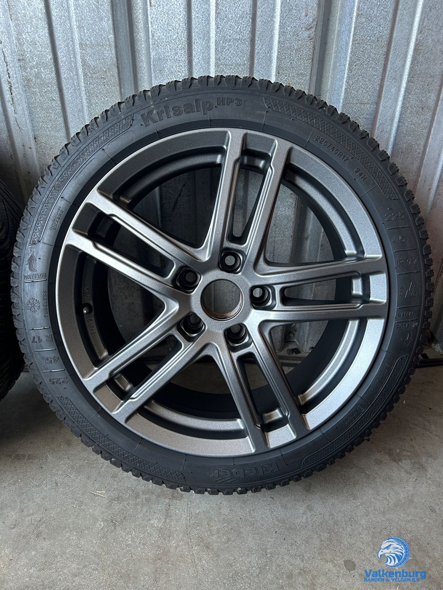 6mm! Audi A3 VAG VW Golf Caddy Leon 17 inch antraciete velge, Gebruikt, -, -, Banden en Velgen