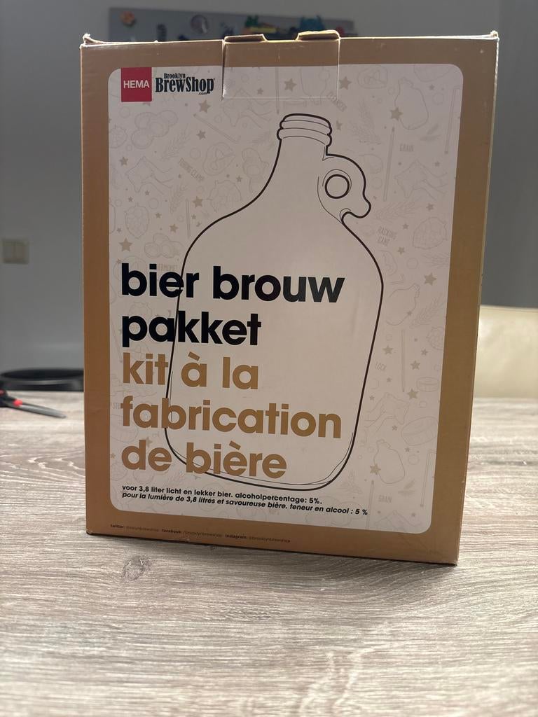 Hema BrewShop Bier Brouwpakket - Belgisch Blond Bier, Ophalen of Verzenden, Nieuw