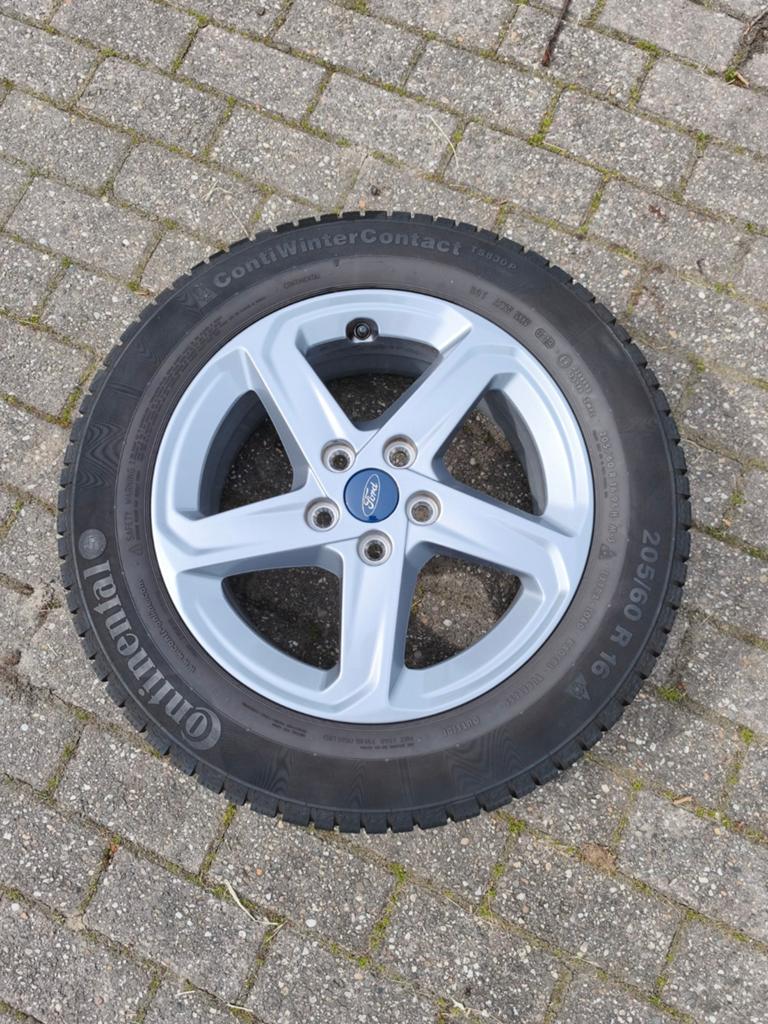 Ford Velgen 5x108 16 inch met Winterbanden, Ophalen of Verzenden, Gebruikt