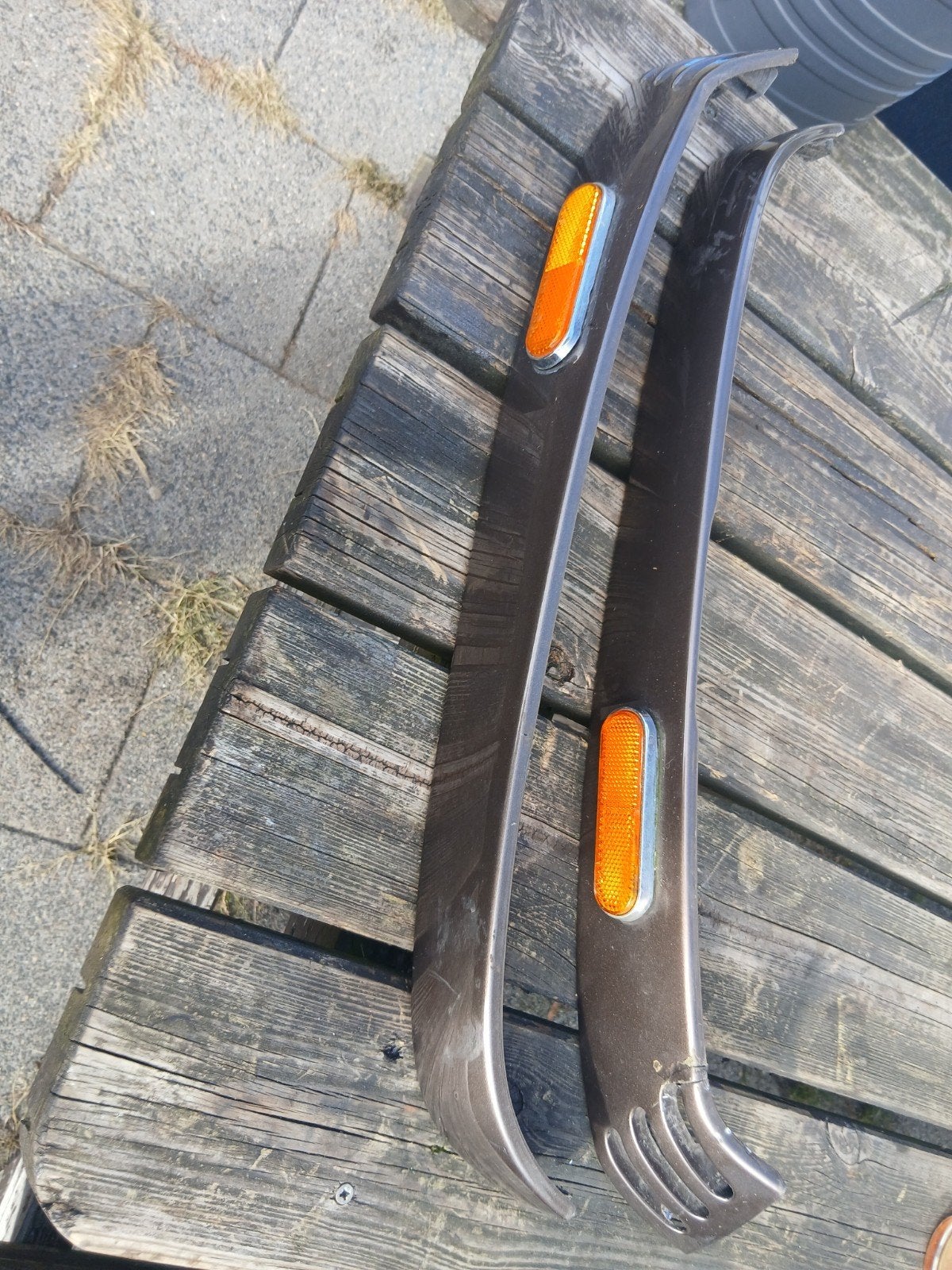 vespa lx zijskirts bruin links en rechts, Ophalen of Verzenden, Gebruikt, Vespa