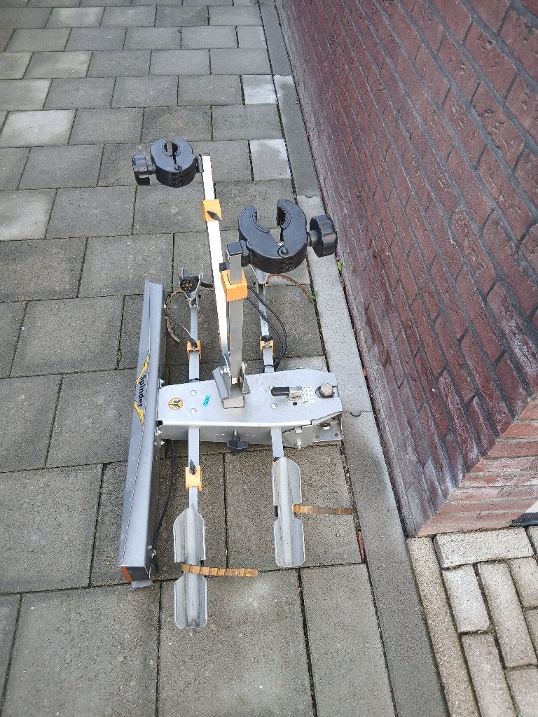 fiets drager, Ophalen, Gebruikt, Brede banden, 2 fietsen
