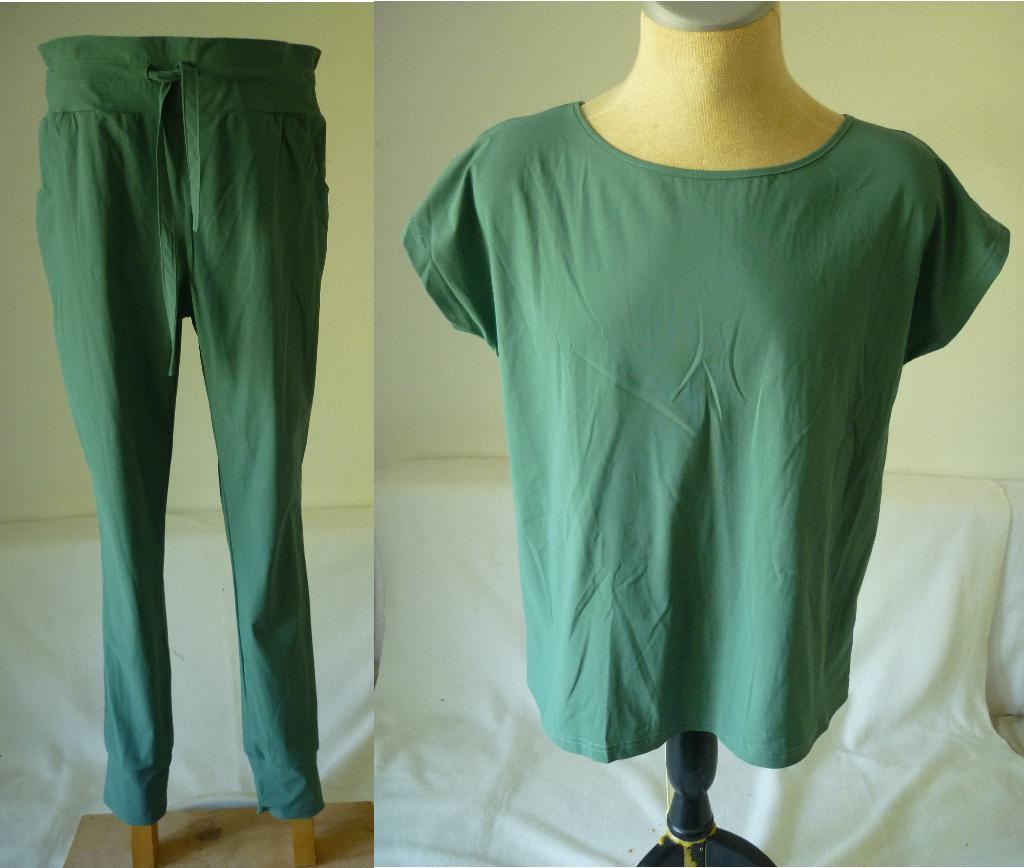 Setje van broek en shirt groen Norah maat M, Maat 38/40 (M), Ophalen of Verzenden, Zo goed als nieuw, Norah