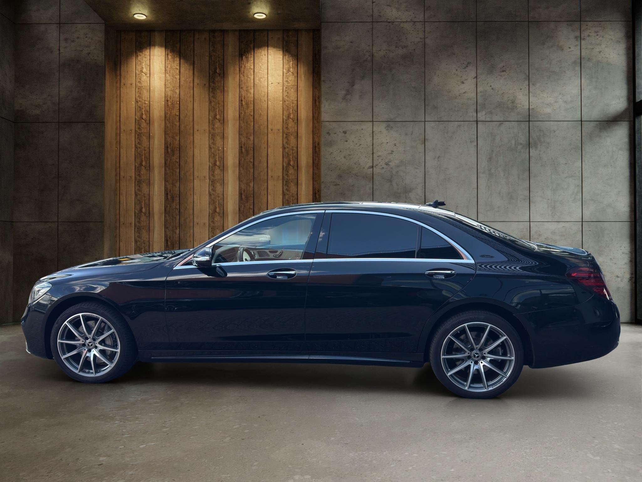 Mercedes-Benz S-Klasse S 450 4-Matic Lang Premium AMG Line P, Auto's, Automaat, 12 maanden, Gebruikt, Leder