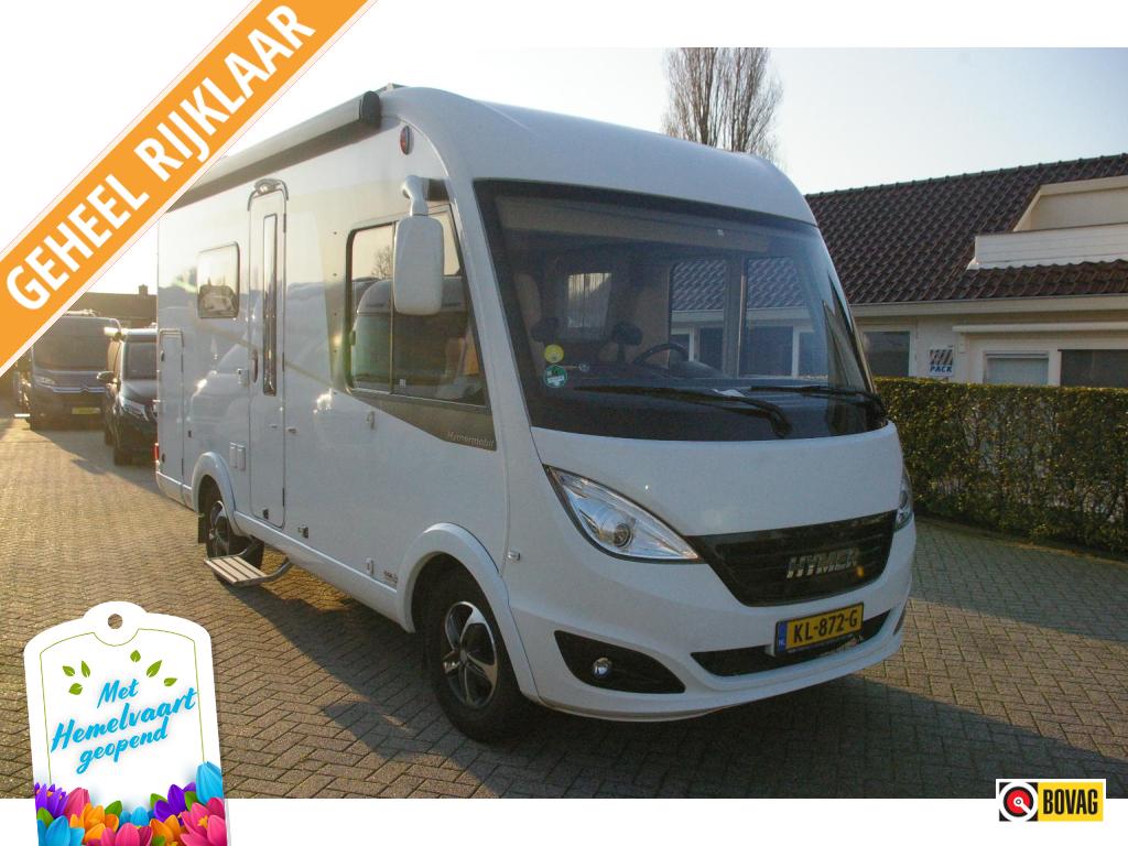 Hymer B 444 DL Hefbed, zeer compact, Top indeling., Integraal, Reservewiel, Ringverwarming, Fiat