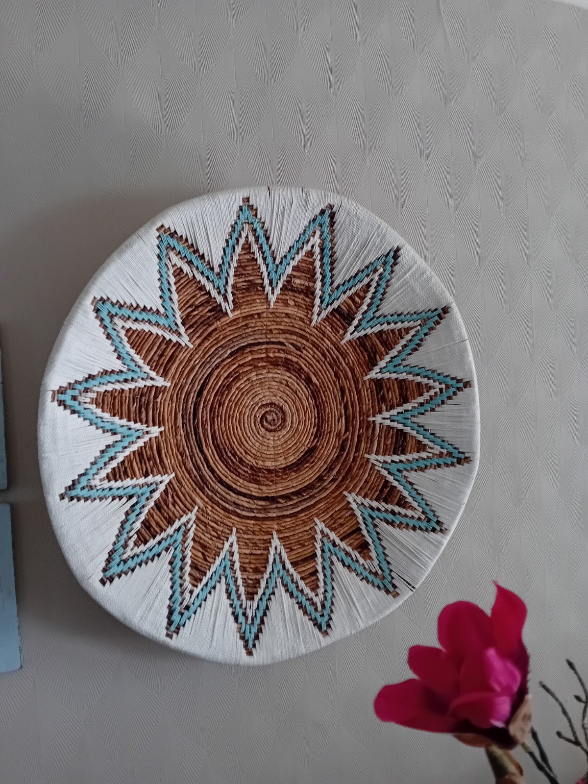 IBIZA WANDSCHAAL ZEEGRAS 80 CM, 80 cm, Ophalen of Verzenden, Zo goed als nieuw, Natuurlijk materiaal
