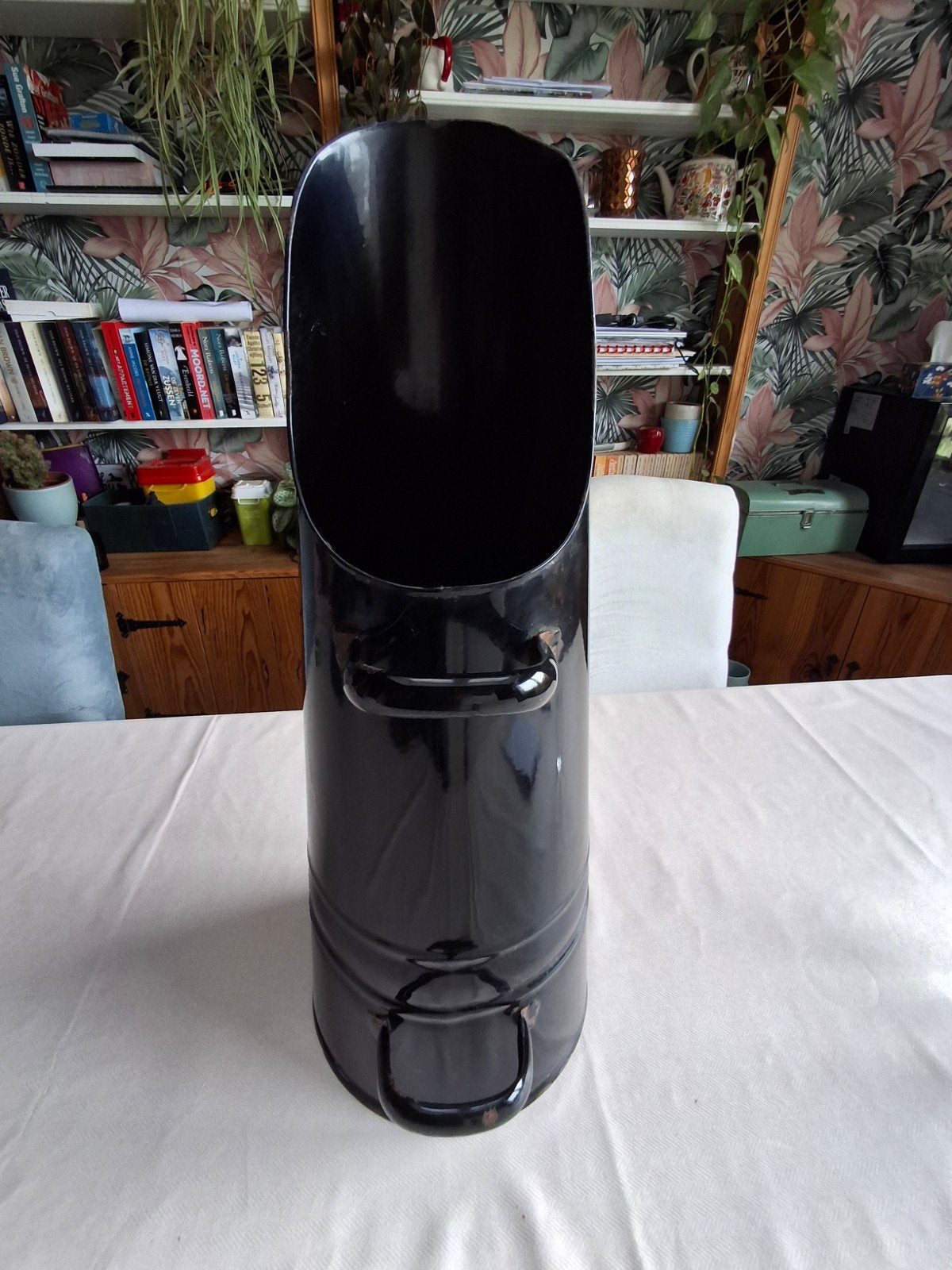 Vintage kolenkit / kolenemmer - 60 cm hoog, Ophalen of Verzenden