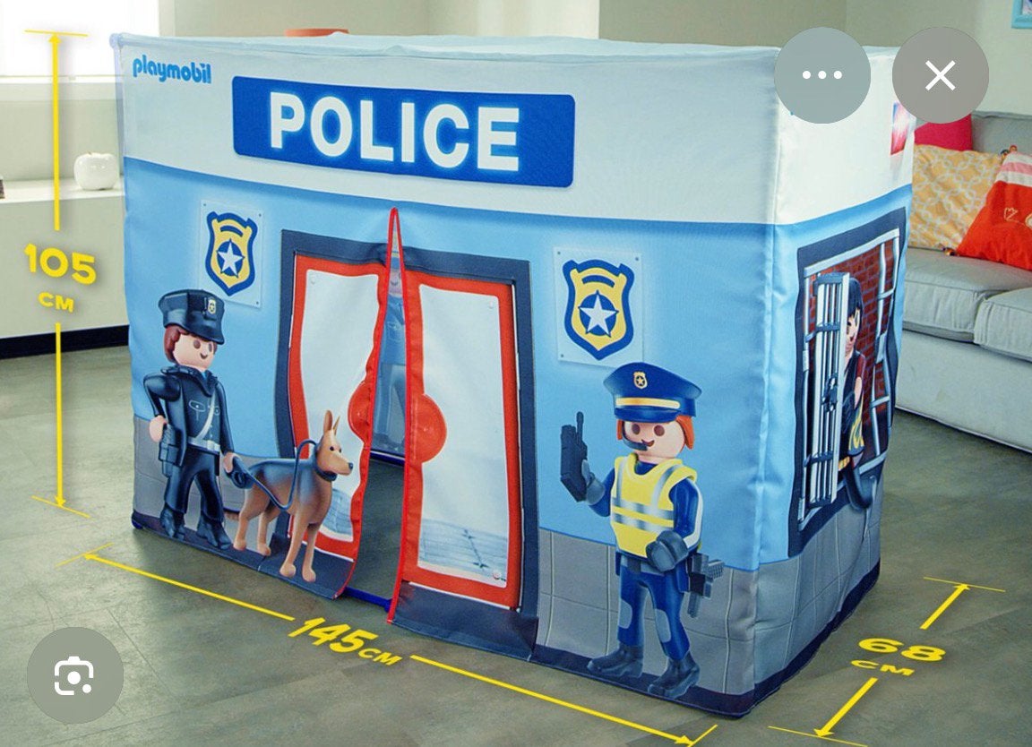 Playmobil City Action speeltent politie, Ophalen of Verzenden, Gebruikt