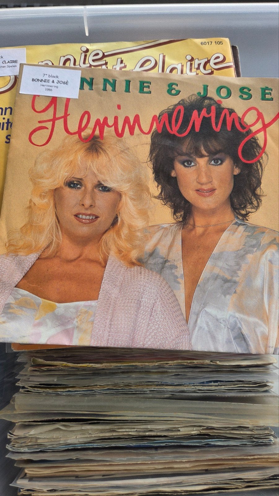 Bonnie & José - Herinnering (Single), Ophalen of Verzenden, Gebruikt