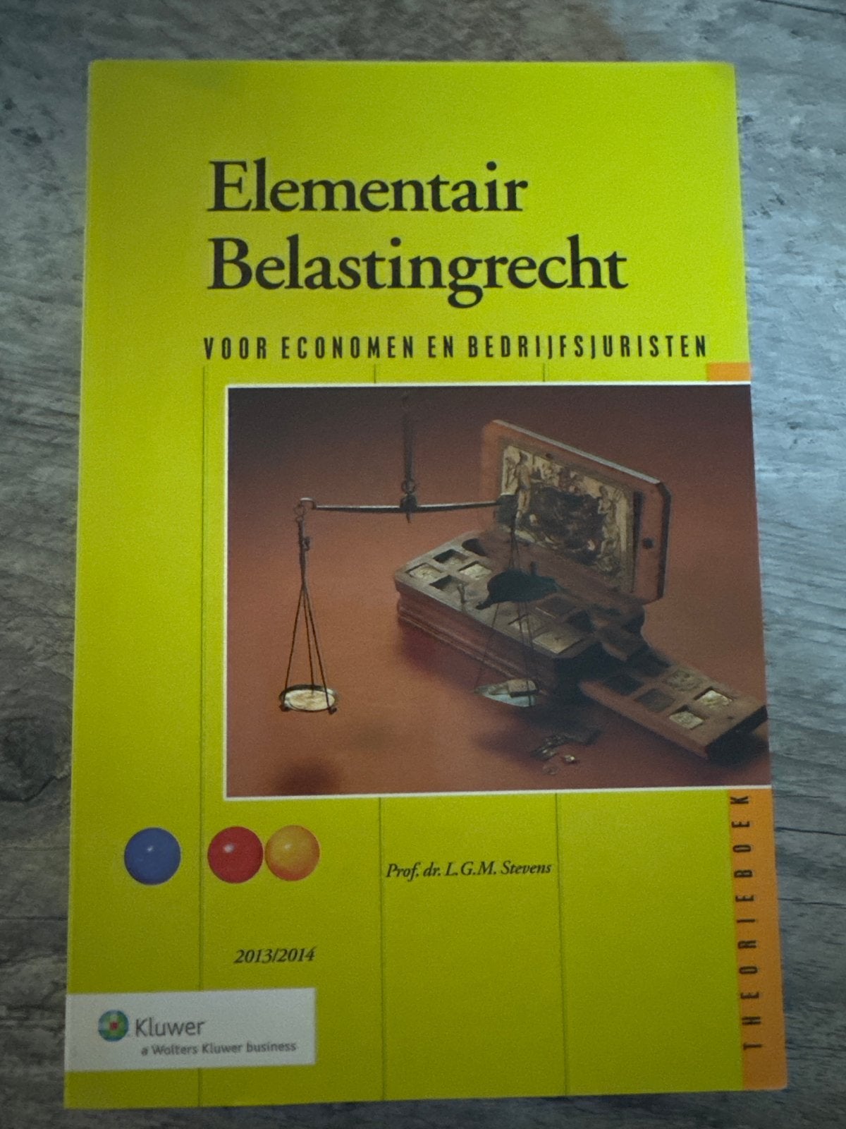 Elementair Belastingrecht 2013/2014 - Prof. dr. L.G.M. Steve, Ophalen of Verzenden, Gamma, Zo goed als nieuw, HBO