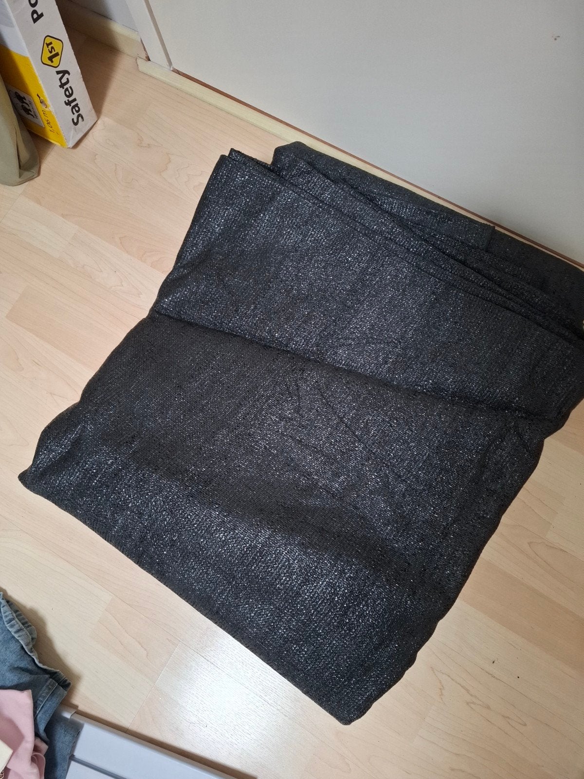 Zwart gronddoek GROOT, Ophalen, Gebruikt, 15 m² of meer, Doek