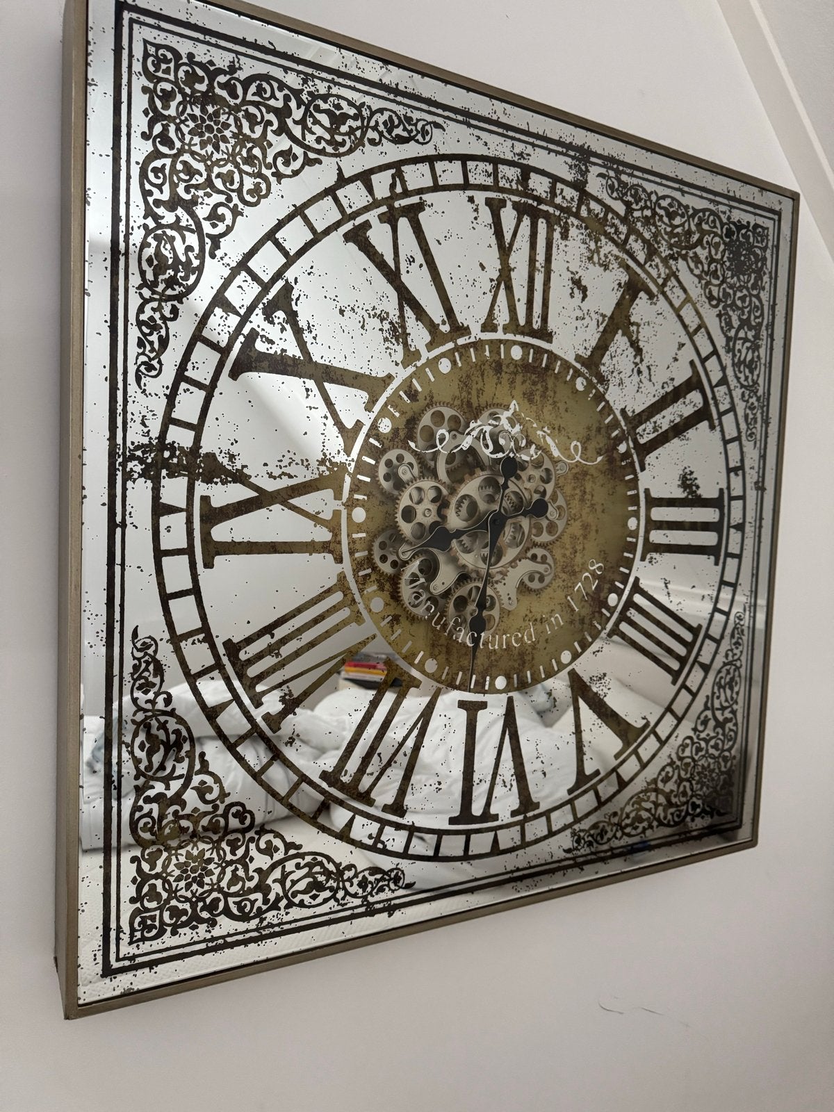 Richmond Owen Interiors Uurwerk Wandklok Spiegel, Ophalen