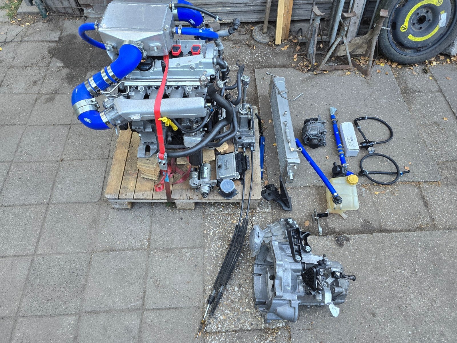 1.8 20vt motorblok turbo koppeling vliegwiel versnellingsbak, Ophalen, Nieuw, Audi