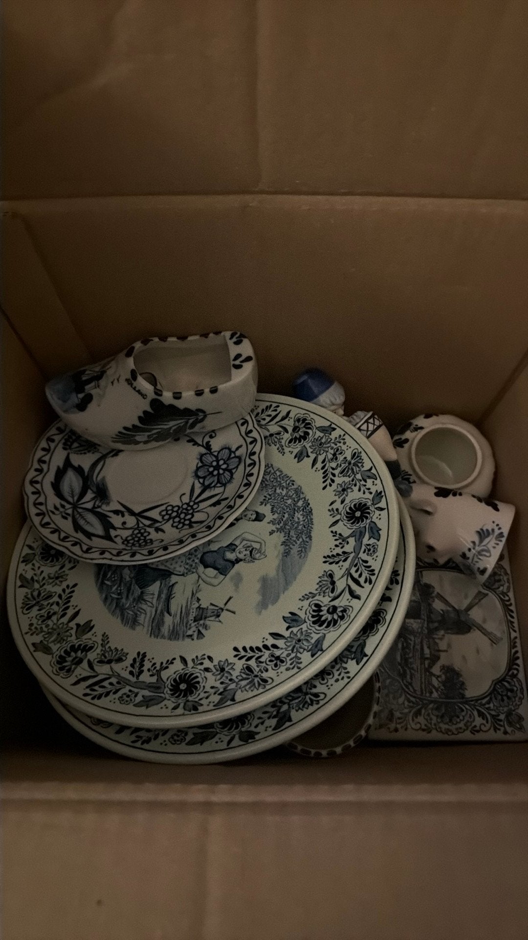 Delfts blauw, Ophalen