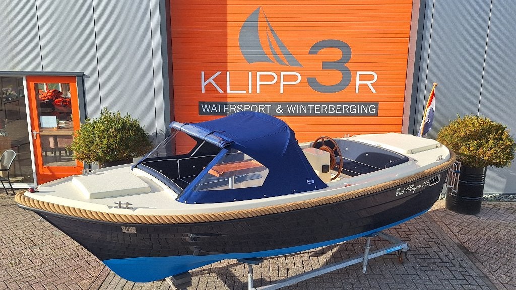 Oud Huijzer 560 | Mercury 15pk | NWE KAP | Zondek | Tafel, Watersport en Boten, Tender, Zo goed als nieuw, Oud Huijzer, Ophalen