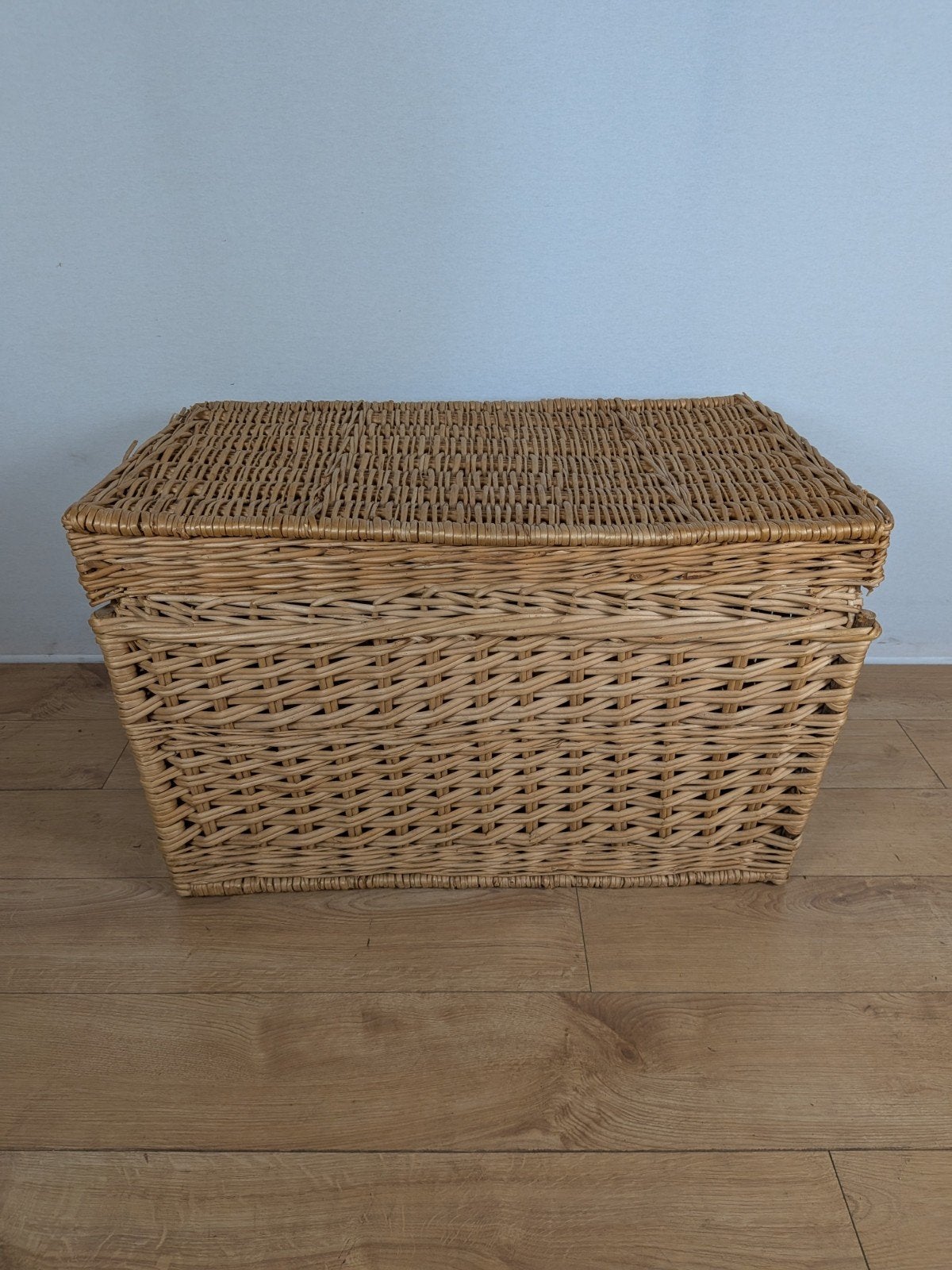 Grote Rieten Dekenkist / Opbergkist – Handgevlochten – 86 cm, Huis en Inrichting, 50 tot 100 cm, Ophalen of Verzenden, Nvt, Nvt