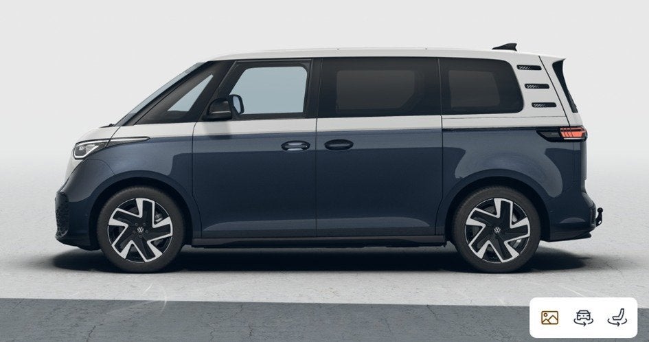 Volkswagen ID. Buzz Pro Bulli 79 kWh | 7 persoons | 20" lich, Auto's, Automaat, Blauw, 7 stoelen, Nieuw