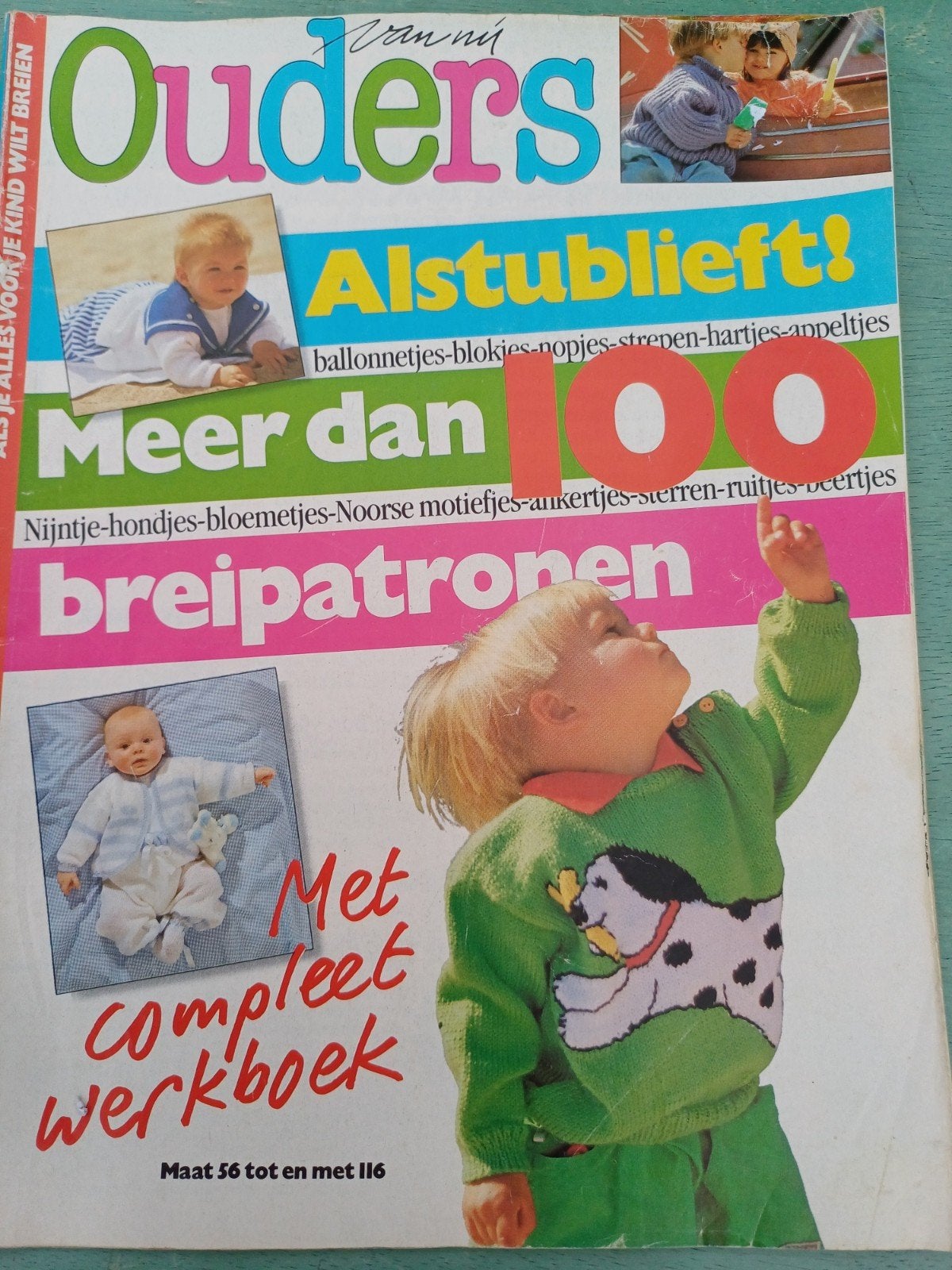 Patronen breien baby kleuter, Ophalen of Verzenden, Gebruikt, Breien, Patroon of Boek