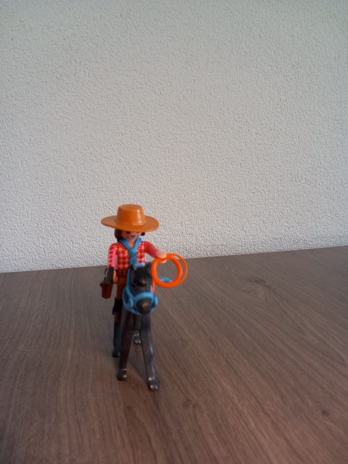 cowboy met paard, Ophalen, Zo goed als nieuw, Complete set, Figuren
