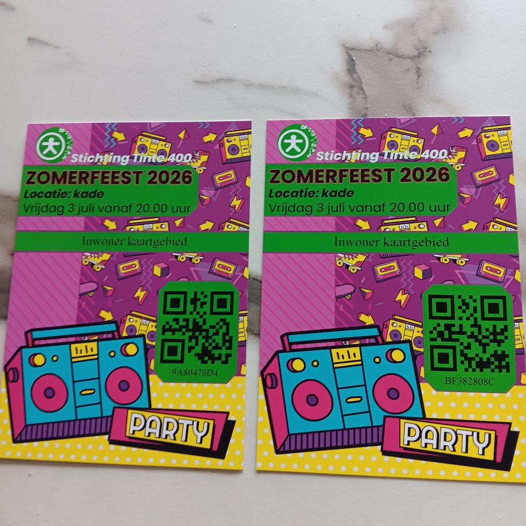 Kaarten festival, Twee personen