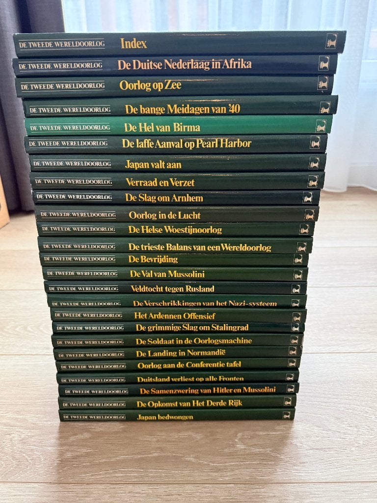 Complete serie "De Tweede Wereldoorlog" 25 boeken, Diverse auteurs, Zo goed als nieuw, Algemeen, Ophalen