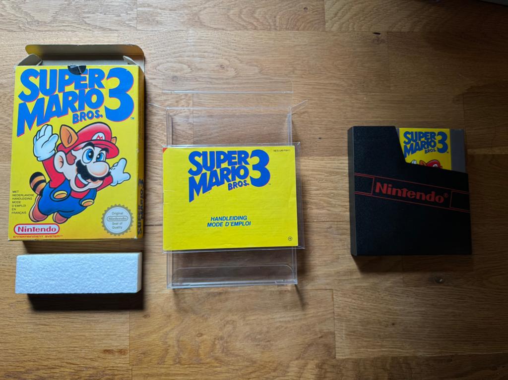 Super Mario Bros 3 CIB FRA NL, Spelcomputers en Games, Games | Nintendo NES, Avontuur en Actie, Gebruikt, Ophalen of Verzenden