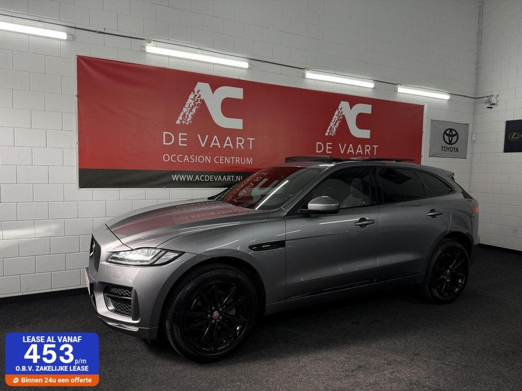 Jaguar F-Pace 2.0t AWD R-Sport - PANO/LEER/MERIDIAN/LED/NAP, Auto's, Jaguar, Bedrijf, Te koop, F-Pace, 4x4, ABS, Achteruitrijcamera