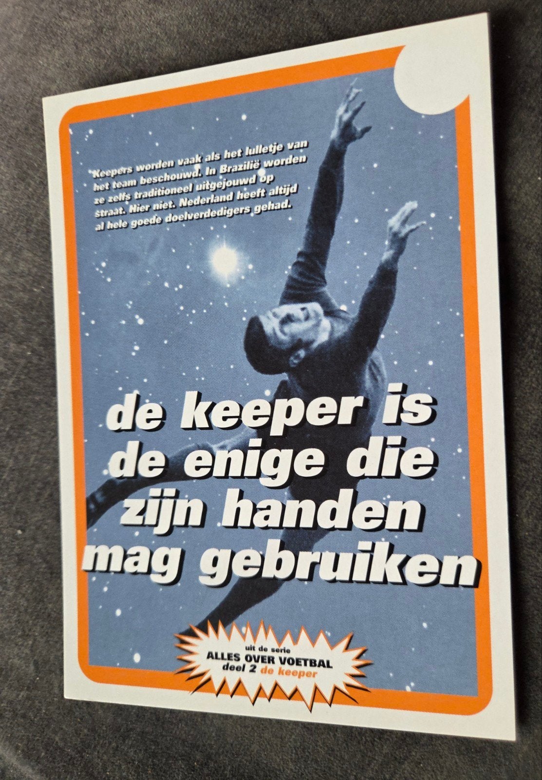 Voetbal Keeper, Verzenden, 1980 tot heden, Ongelopen, Sport en Spel