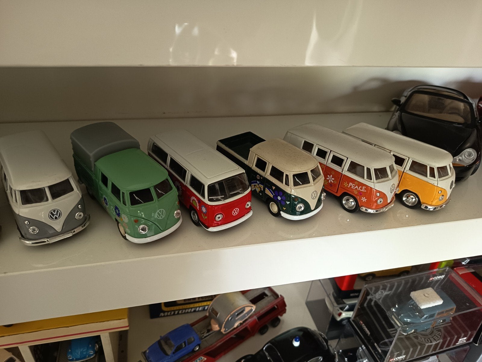 Mooie Volkswagen busjes 11 stuks 1:43, Ophalen of Verzenden, Auto, Overige merken