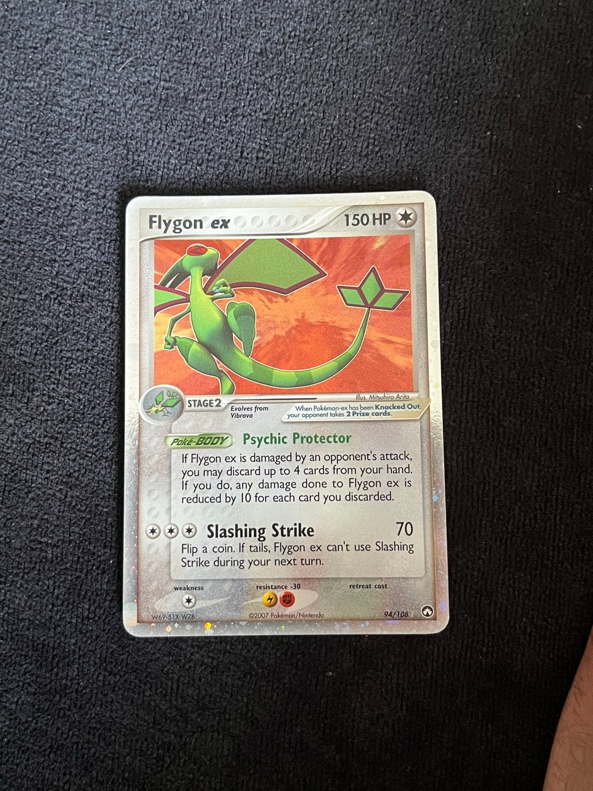 Flygon EX Power Keepers 94/108 NM Pokémon Kaart, Ophalen of Verzenden, Zo goed als nieuw, Losse kaart, Foil